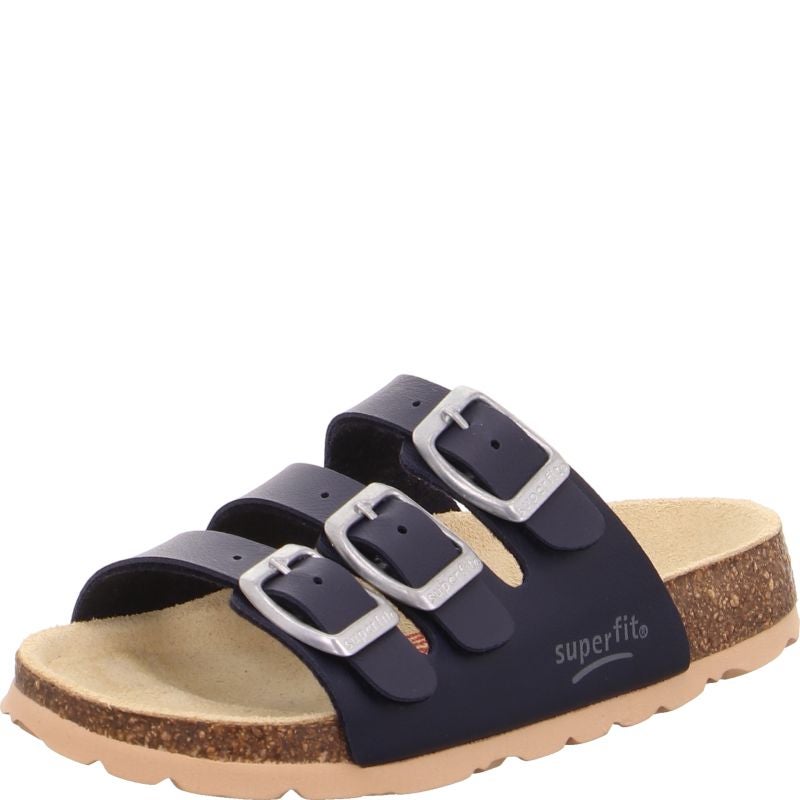 Superfit FUSSBETTPANTOFFEL Unisex, Boys Slipper - Material: Sonstiges Material in Blue