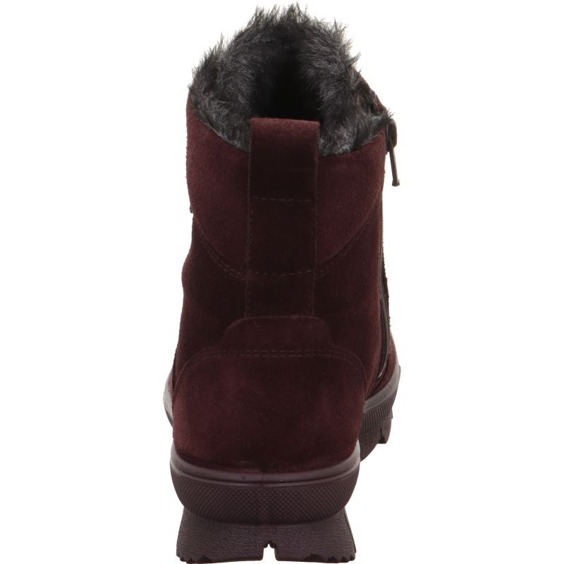 Legero NOVARA Damen Schnürboots - Material: Leder in Rot