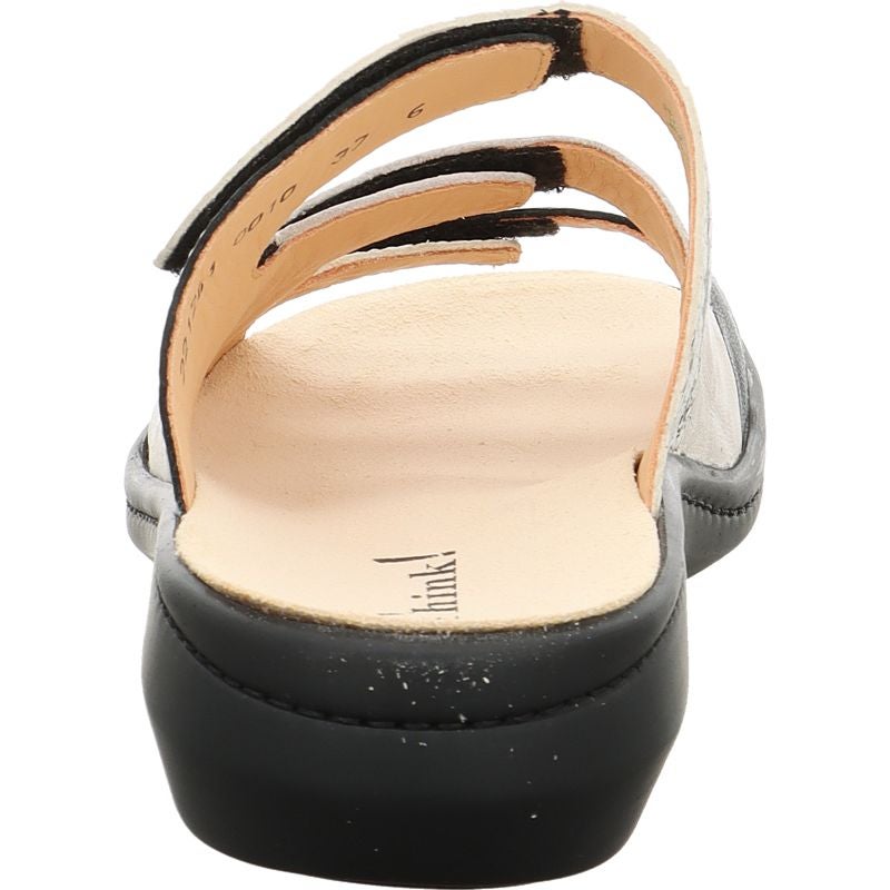 Think! CAMILLA Damen Pantolette - Material: Leder in Schwarz