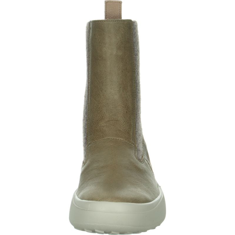 Think KUSABI Woman Ankle boot - Material: Leather in Grey