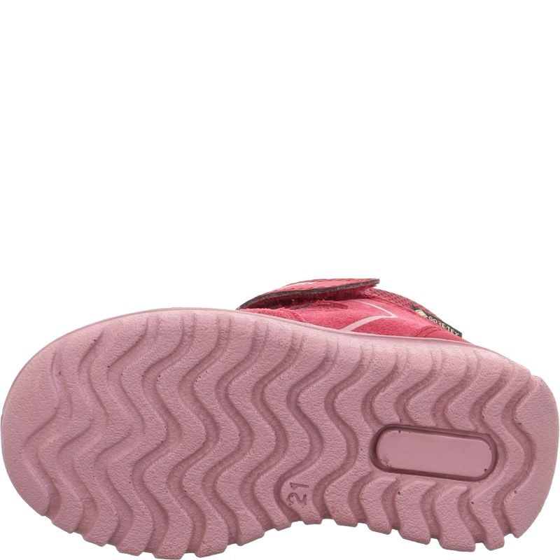 Superfit SPORT7 MINI Unisex | Girls Sneakers high - Material: Leder/Sonstiges Material/Texti in Red