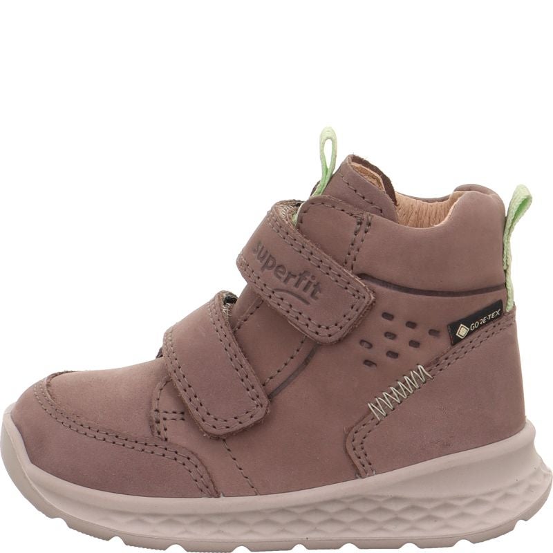 Superfit BREEZE Sneakers high - Material: Leather in Brown