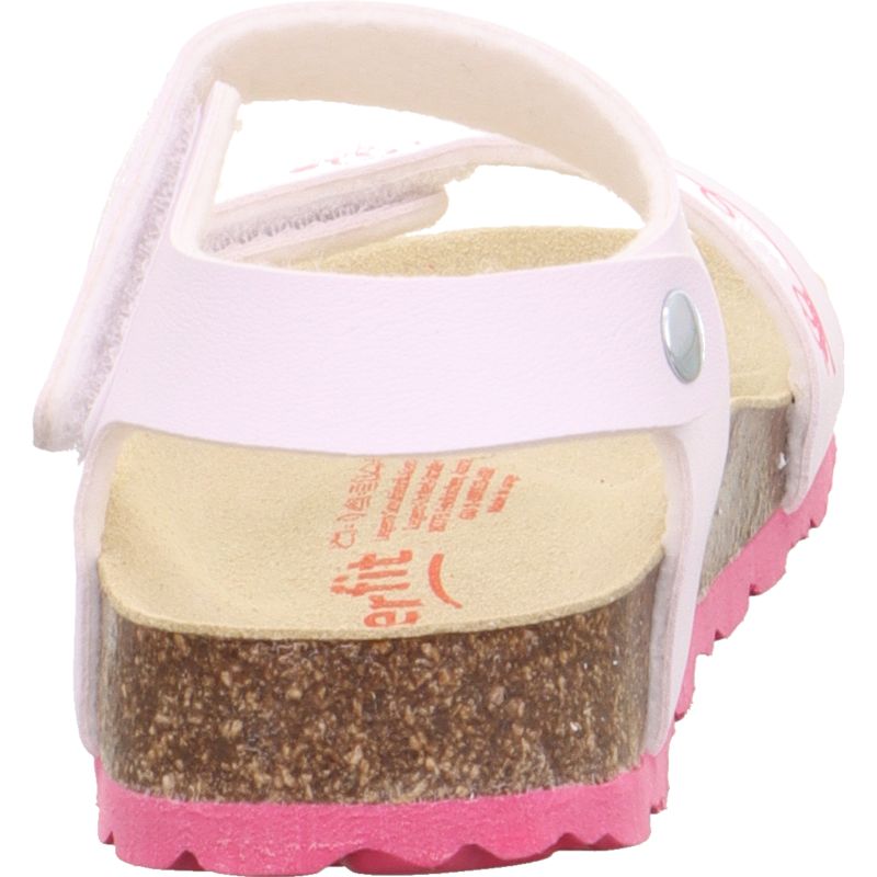 Superfit FUSSBETTPANTOFFEL Girls Sandal - Material: Sonstiges Material in White