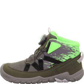 Superfit TRACE Jungen Sneaker high - Material: Textil/Sonstiges Material in Grün