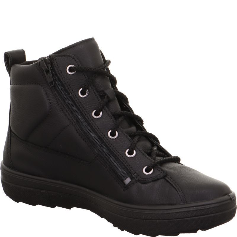 Legero MIRA Woman Sneakers high - Material: Leather in Black