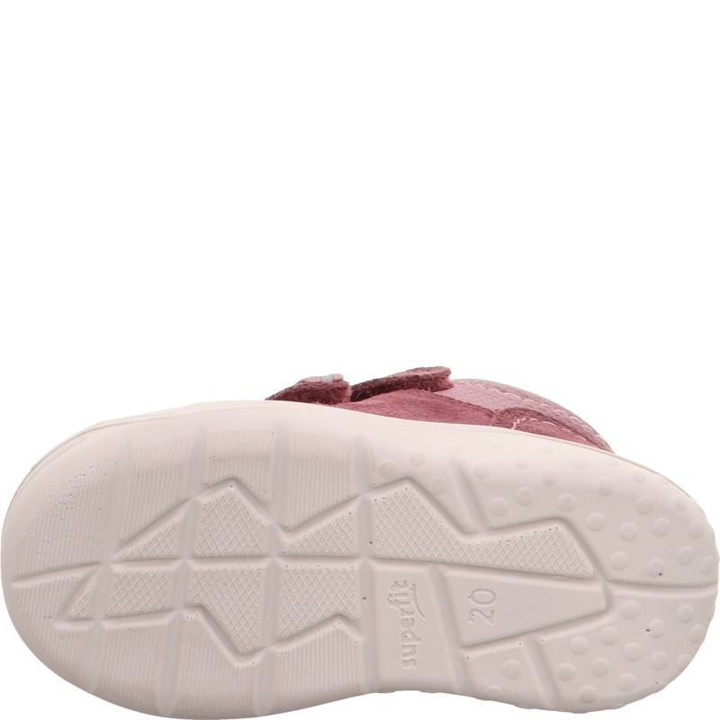 Superfit WHALEY Sneakers high - Material: Leather/Textil in Red