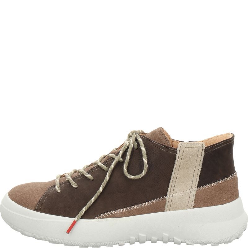 Think KUSABI Woman Sneakers low - Material: Leather in Grey