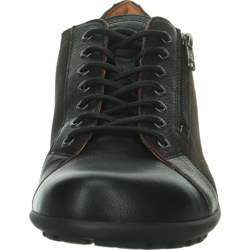 Think KONG HERREN Lace up shoe - Material: Leather in Brown