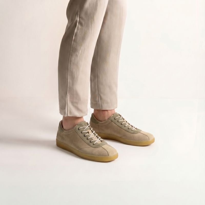 Think TURNA MEN Men Sneakers low - Material: Leather in Beige