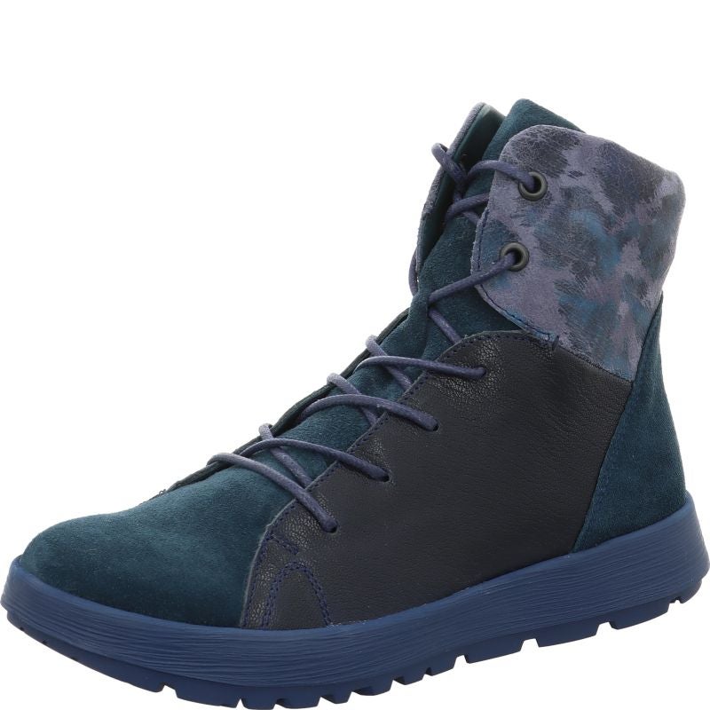 Think COMODA Ankle boot - Material: Leather in Blue