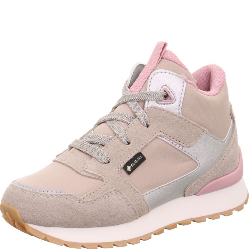 Superfit DASH Mädchen Sneaker high - Material: Leder/Sonstiges Material/Textil in Beige