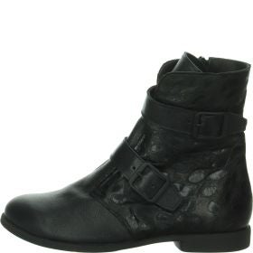 Think AGRAT Woman Ankle boot - Material: Leather in Black