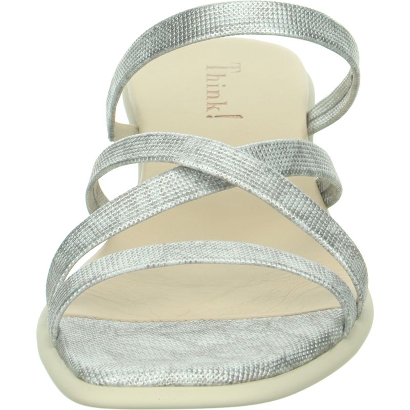 Think VIVI Mules - Material: Leather in Metallic