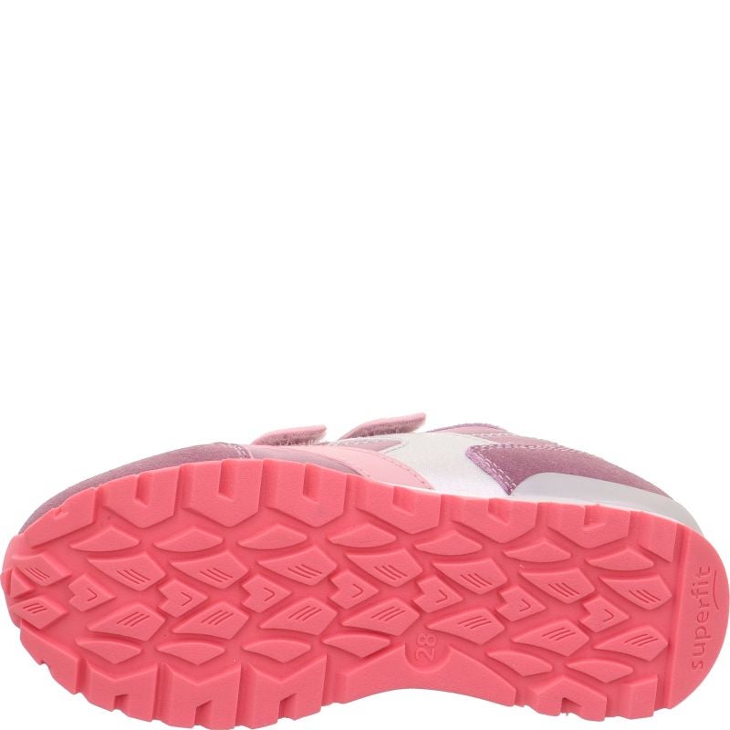 Superfit DASH Sneaker low - Material: Leder/Sonstiges Material/Textil in Lila
