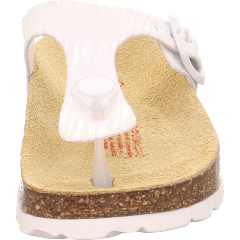 Superfit FUSSBETTPANTOFFEL Slipper - Material: Textile in White