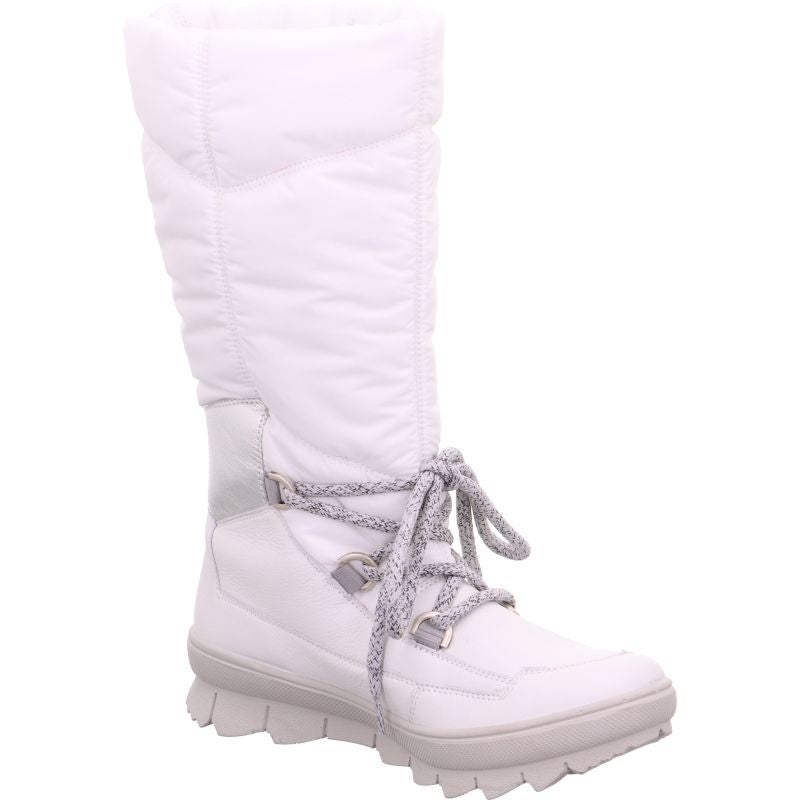 Legero NOVARA Damen Stiefel - Material: Leder/Textil in Weiß