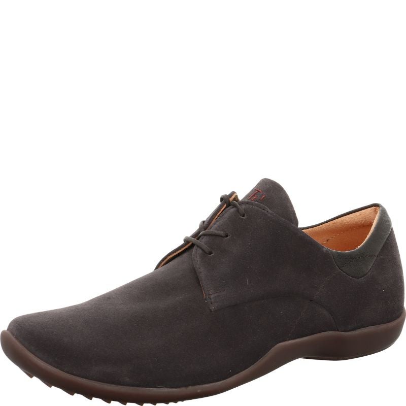 Think STONE HERREN Men Lace up shoe - Material: Leather in Grey