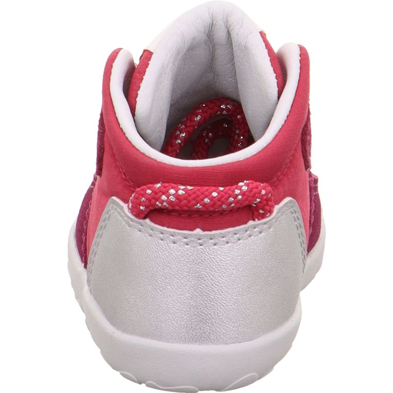 Superfit FLUMMI Girls Sneakers high - Material: Leather/Textil in Red