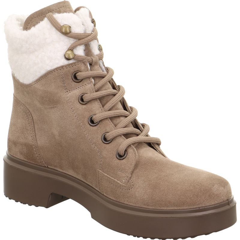 legero ANGEL Damen Schnürboots - Material: Leder in Beige
