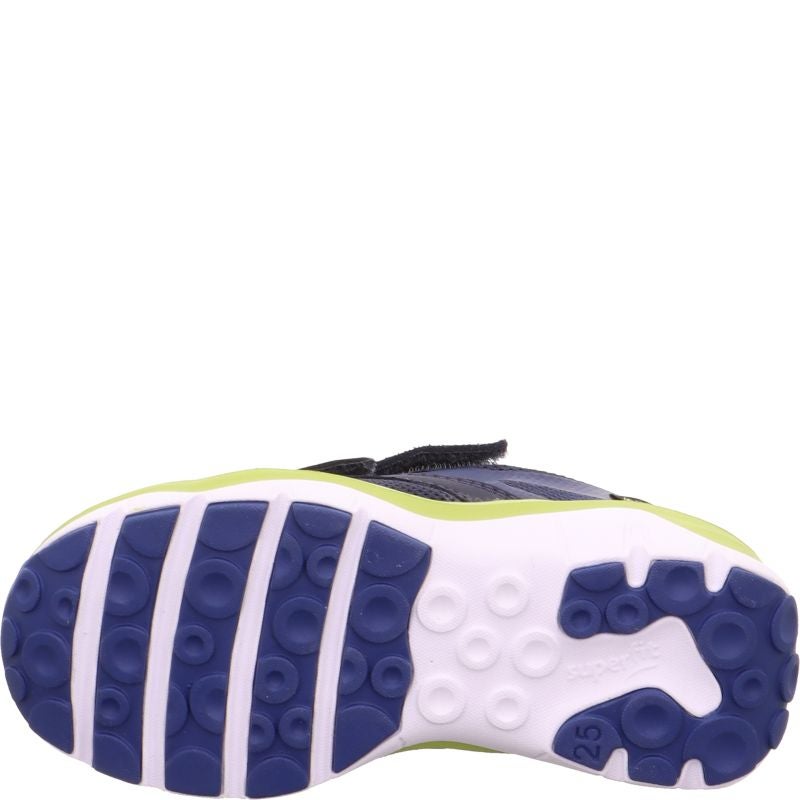 Superfit SPORT5 Unisex, Boys Sneakers low - Material: Leder/Sonstiges Material/Texti in Blue