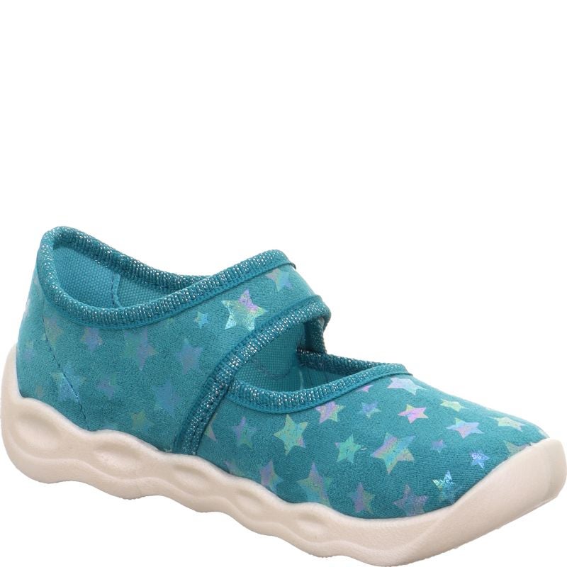 Superfit BUBBLE Girls Slipper - Material: Textile in Green