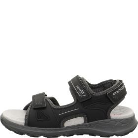 Superfit CRISS CROSS Unisex, Jungen Sandale - Material: Textil/Sonstiges Material in Schwarz