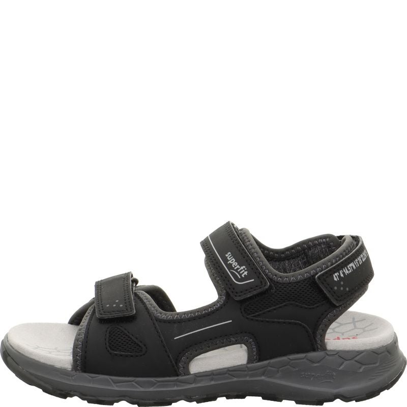 Superfit CRISS CROSS Unisex, Boys Sandal - Material: Textil/Sonstiges Material in Black