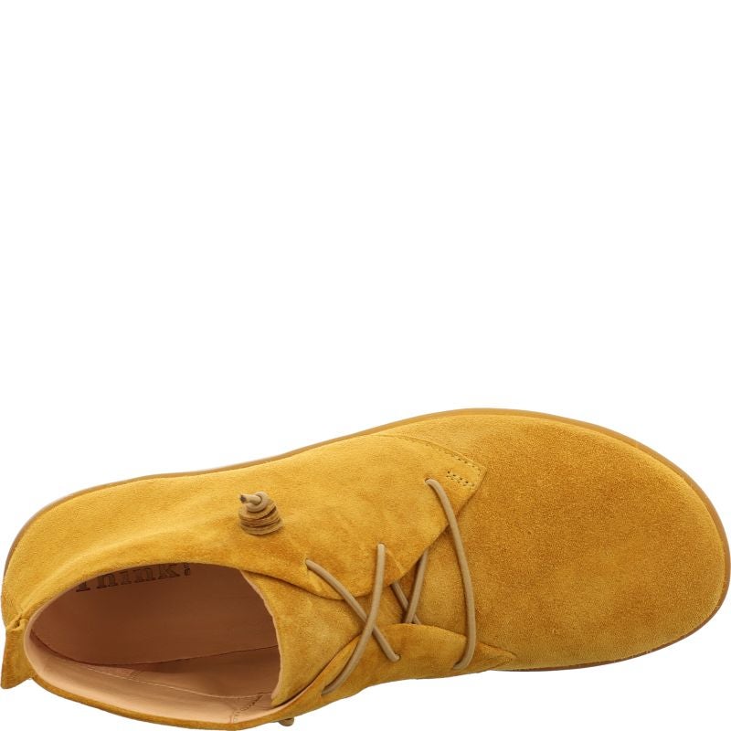 Think! NATURE Damen Sneaker high - Material: Leder in Braun