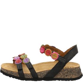 Think KOAK DAMEN Woman Strap sandal - Material: Leather in Black