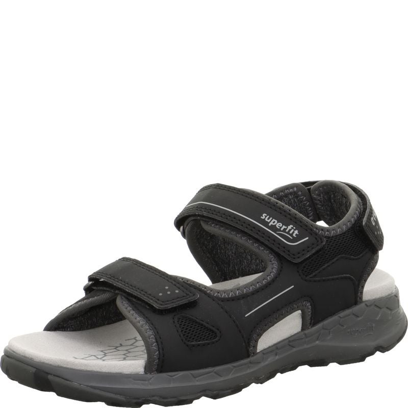 Superfit CRISS CROSS Unisex, Boys Sandal - Material: Textil/Sonstiges Material in Black