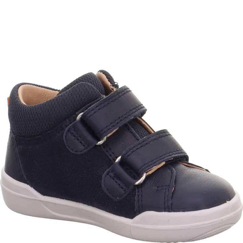 Superfit SUPERFREE Unisex, Boys Sneakers high - Material: Leather/Textil in Blue