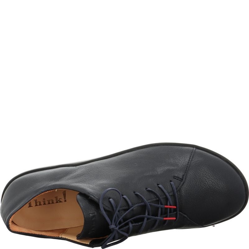 Think NATURE Woman Sneakers low - Material: Leather in Blue