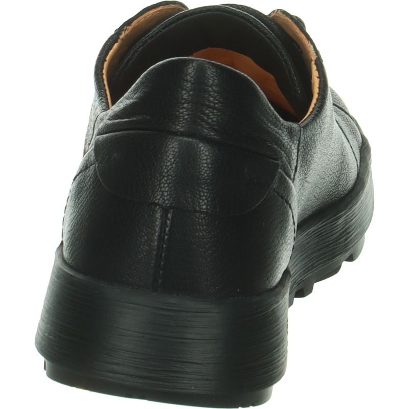 Think! COMODA Damen Schnürschuh - Material: Leder in Schwarz