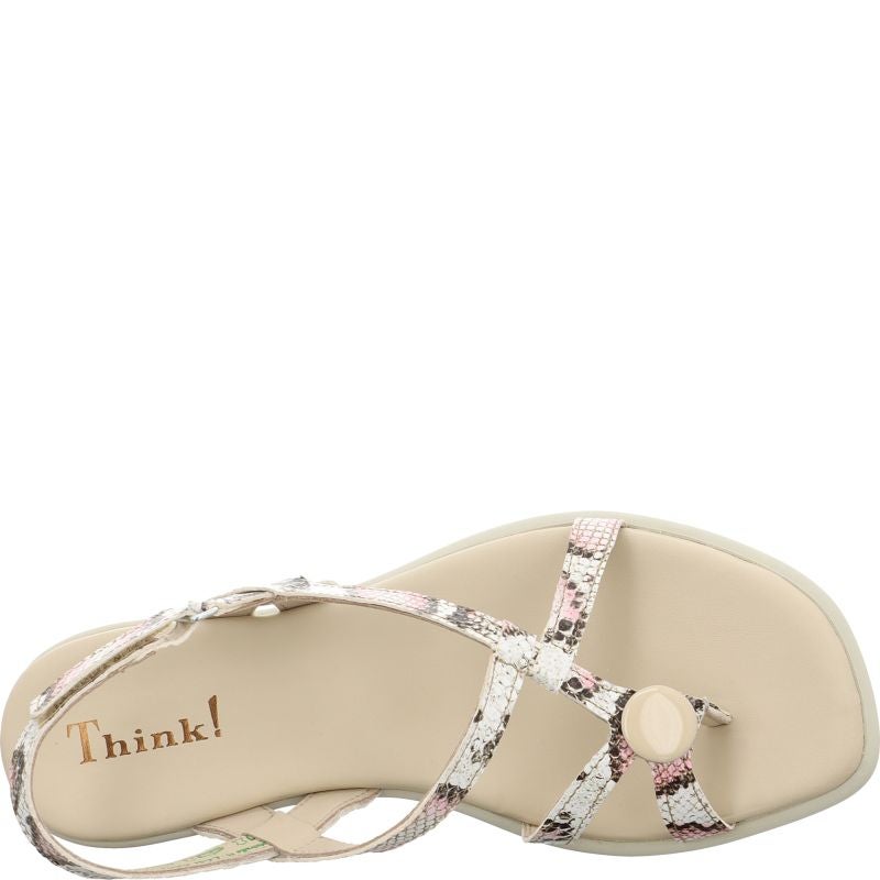 Think VIVI Sandal - Material: Leather in Multicolored