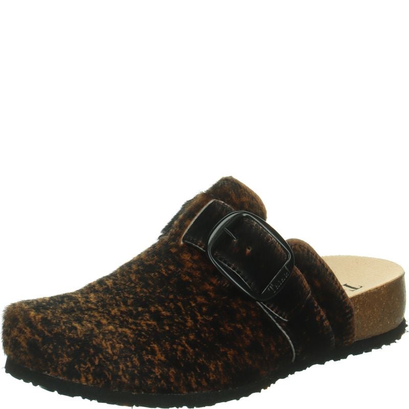Think JULIA DAMEN Clog - Material: Leather in Multicolored