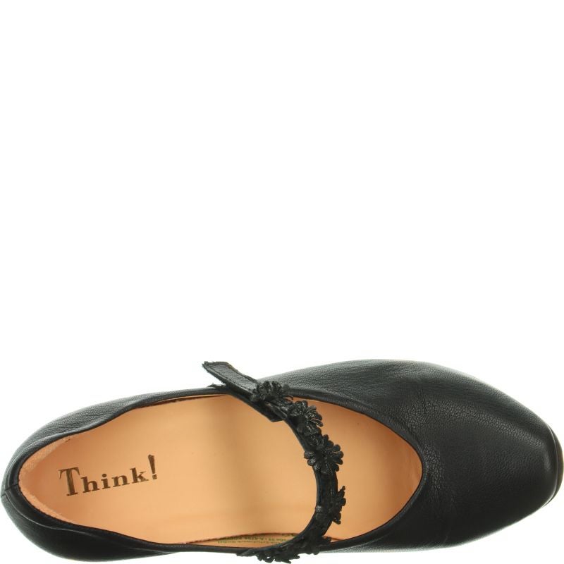 Think AIDA DAMEN Woman  - Material: Leather in Black