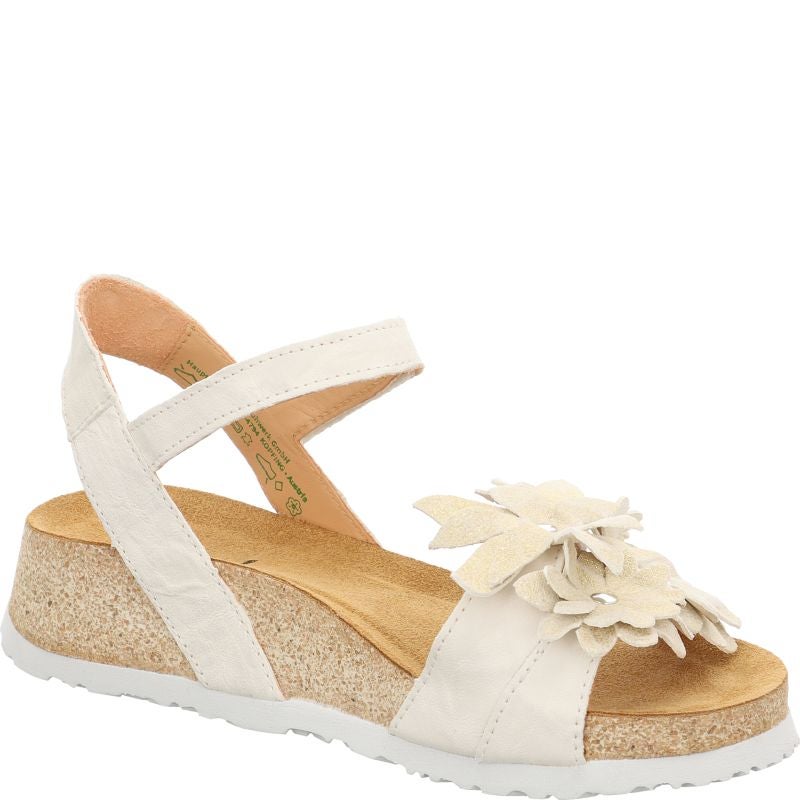 Think KOAK DAMEN Woman Strap sandal - Material: Leather in White