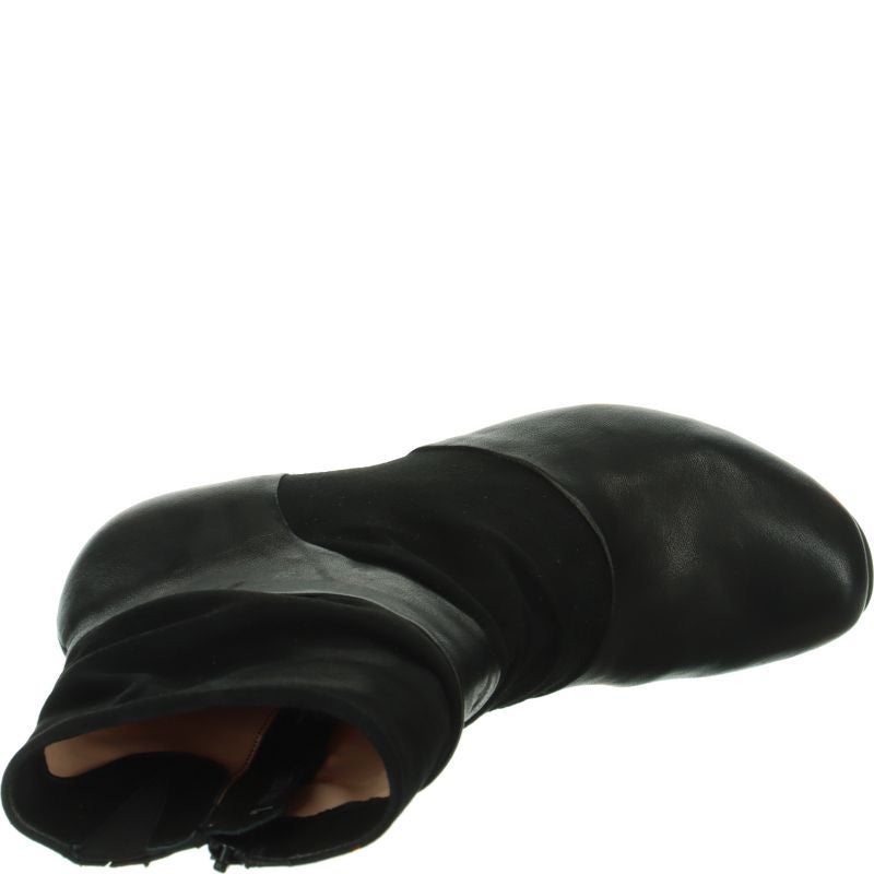 Think AIDA DAMEN Woman Ankle boot - Material: Leather in Black