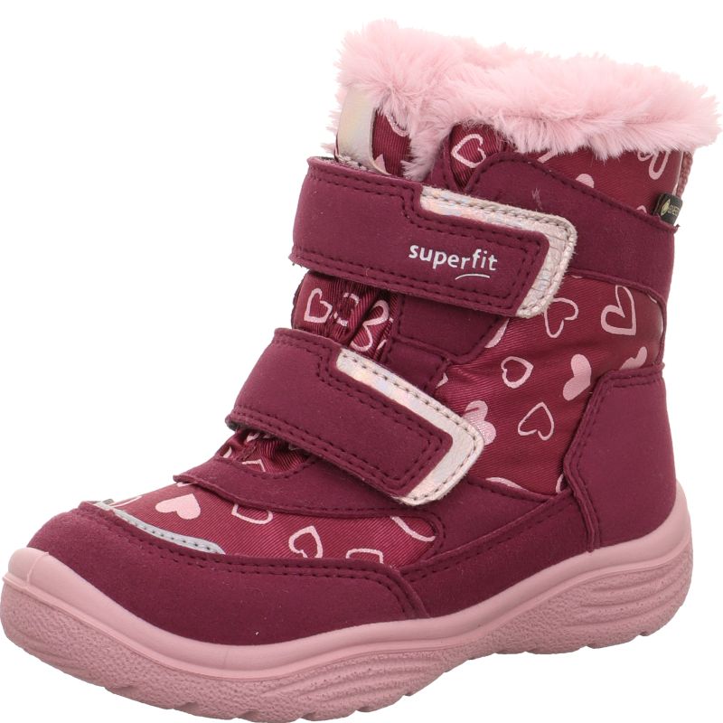 Superfit CRYSTAL Mädchen Boots - Material: Leder/Textil in Rot