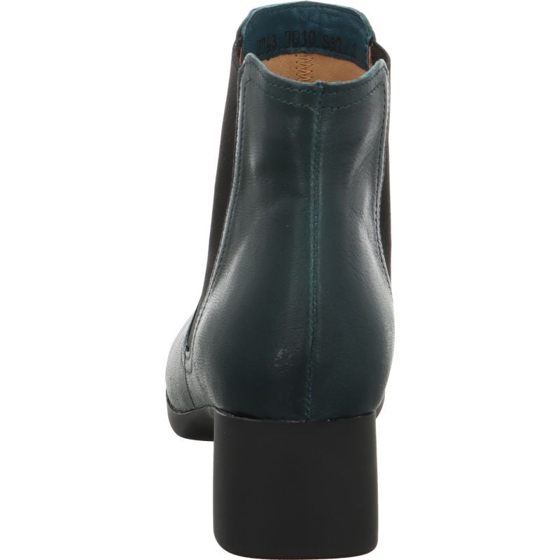 Think NANI Woman Ankle boot - Material: Leather in Blue