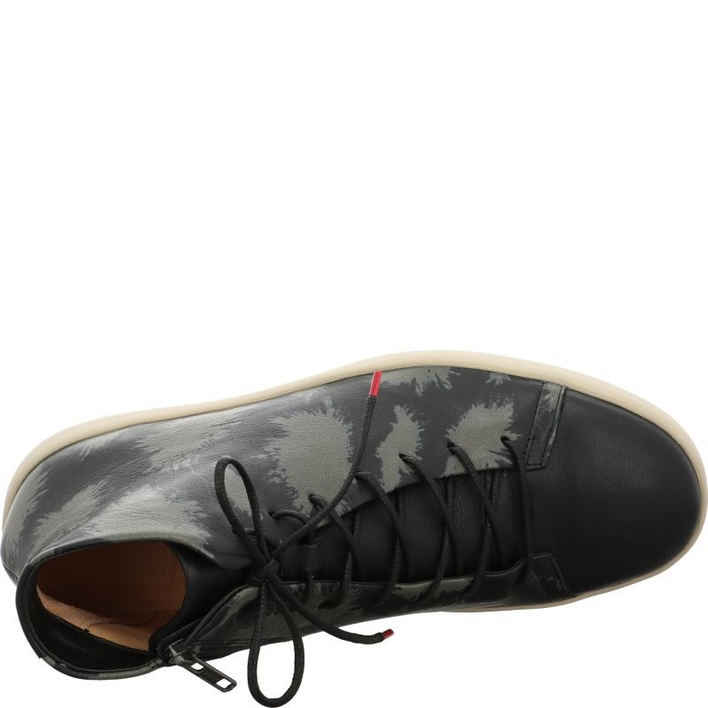 Think JOEKING Men Sneakers high - Material: Leather in Black