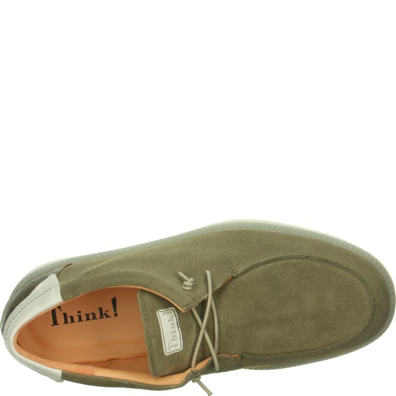 Think TURNA MEN Sneakers low - Material: Leather in Olive