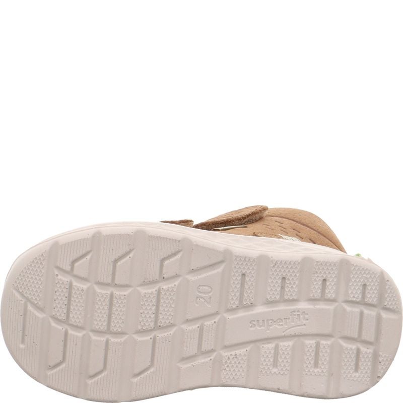 Superfit BREEZE Boys Sneakers high - Material: Leather in Brown