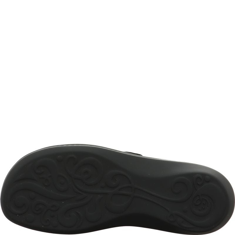 Think! CAMILLA Damen Pantolette - Material: Leder in Schwarz
