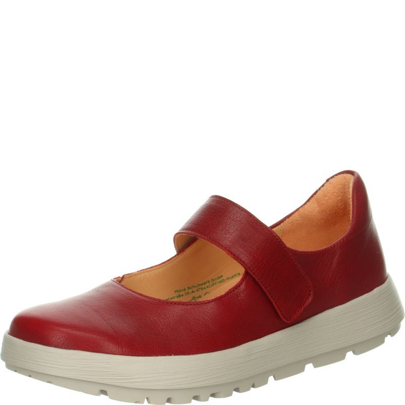 Think COMODA  - Material: Leather in Red