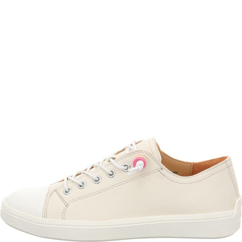Think TURNA WOMEN Woman Sneakers low - Material: Leather in Beige