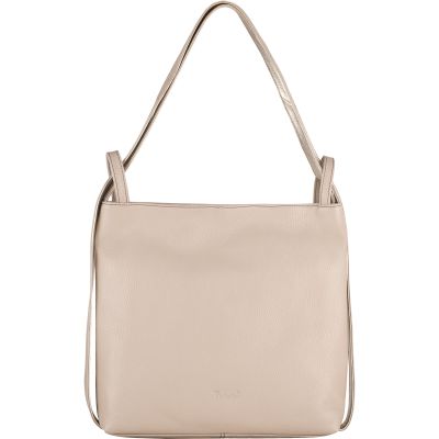 Think! THINK! Damen Tasche - Material: Leder in Beige