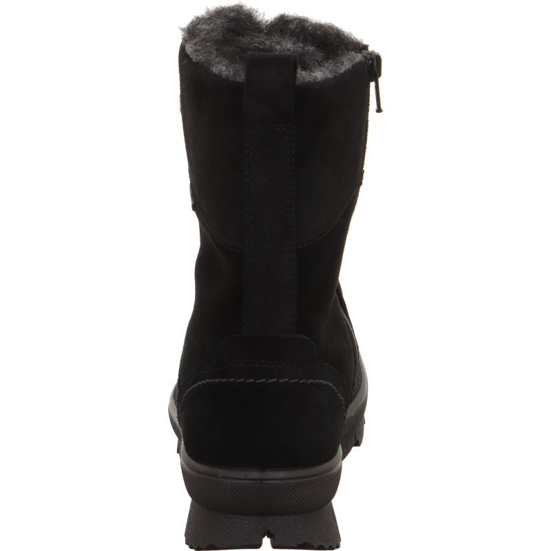 Legero NOVARA Damen Schnürboots - Material: Leder in Schwarz