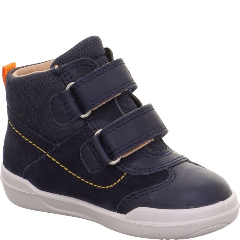 Superfit SUPERFREE Unisex, Boys Sneakers high - Material: Leather/Textil in Blue