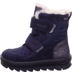 Superfit FLAVIA Girls Boot - Material: Leather/Textil in Blue